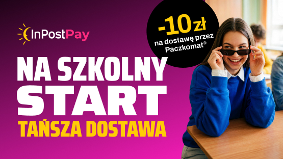 Na szkolny start tańsza dostawa. Minus 10 zł na dostawę przez Paczkomat.