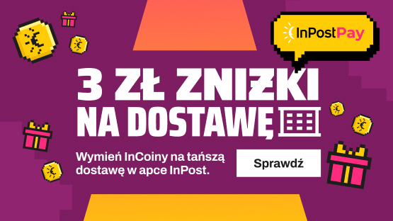 3 zł zniżki na dostawę przy wymianie InCoinów w aplikacji.